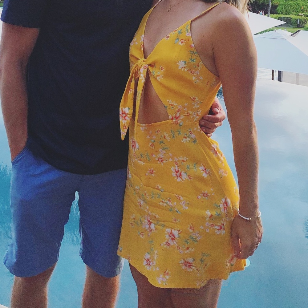 Flynn Skye | Yellow Floral Dress